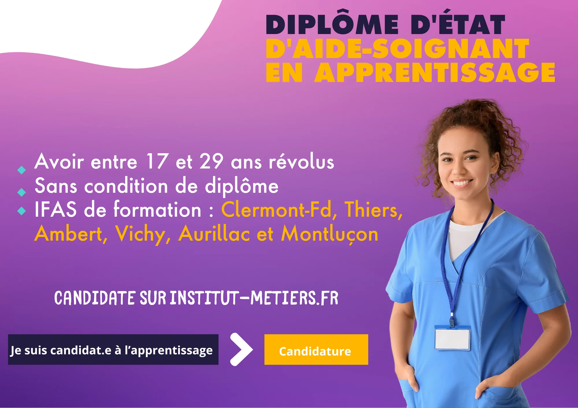 Candidater à une UFA — Institut des Métiers